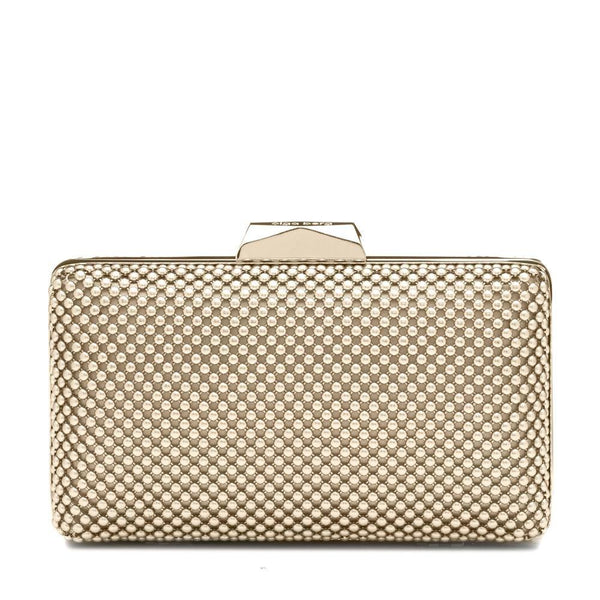 olga berg NATASHA Ball Mesh Clutch