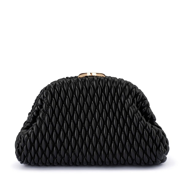 olga berg PAIGE Textured Clutch