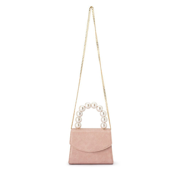 Olga Berg PETA Pearl Handle Bag
