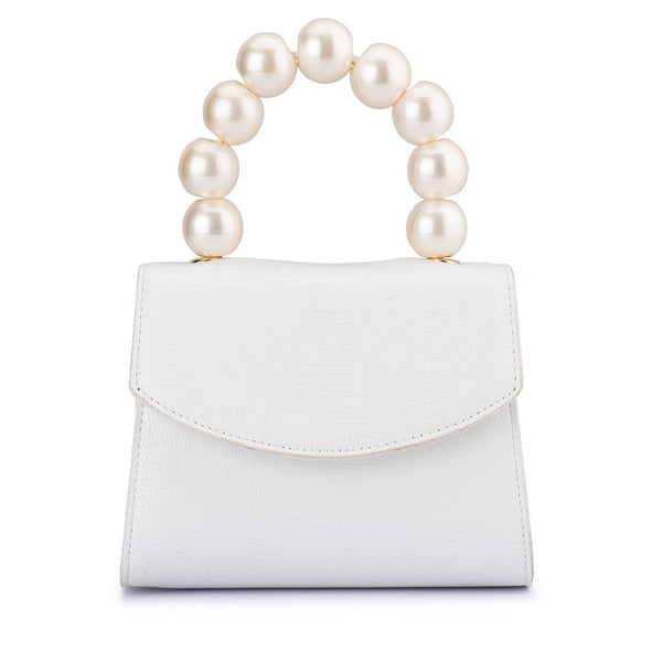 olga berg PETA Pearl Handle Bag