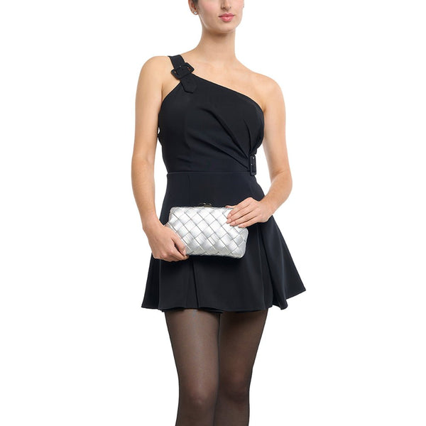 Olga Berg QUINN Woven Clutch