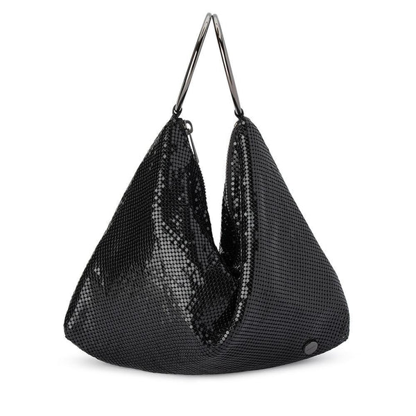 olga berg SHAR Black Mesh Convertible Bag