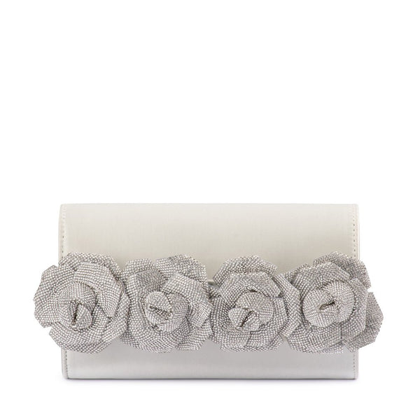 olga berg STELLA Rosette Clutch