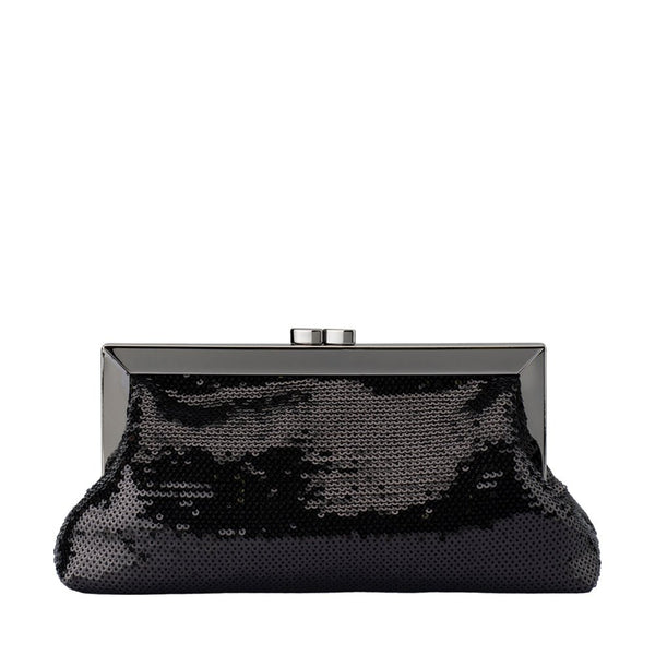 olga berg ZEPHYR Sequin Clutch