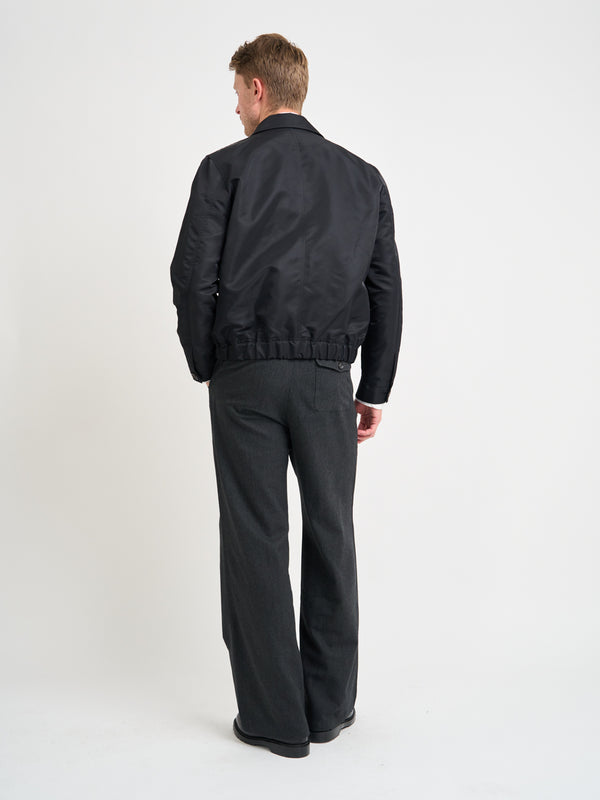 Oliver Spencer Arlington Bomber Jacket Foster Black
