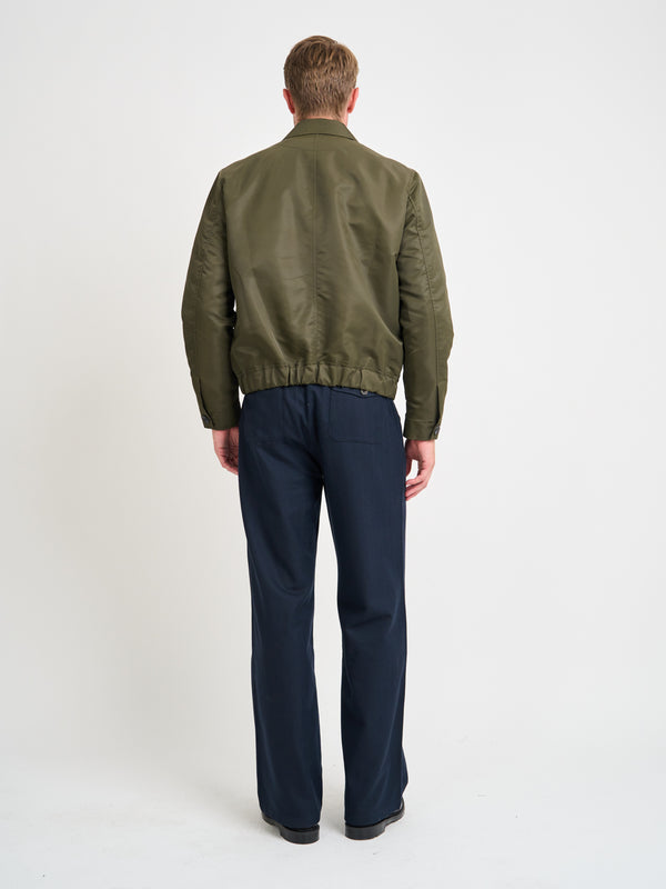 Oliver Spencer Arlington Bomber Jacket Foster Green