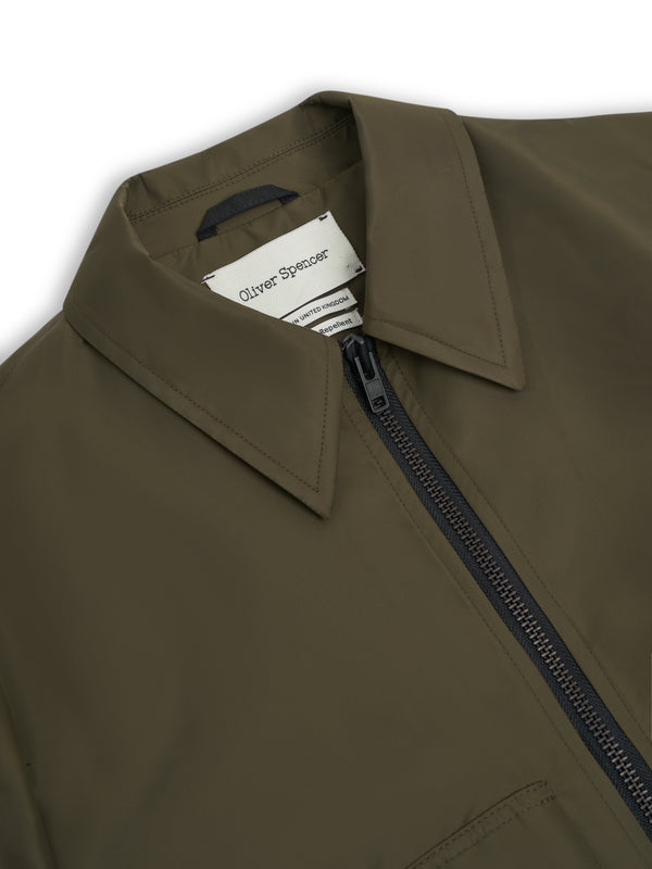 Oliver Spencer Arlington Bomber Jacket Foster Green