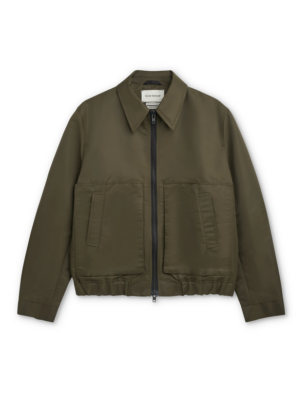 oliver spencer Arlington Bomber Jacket Foster Green