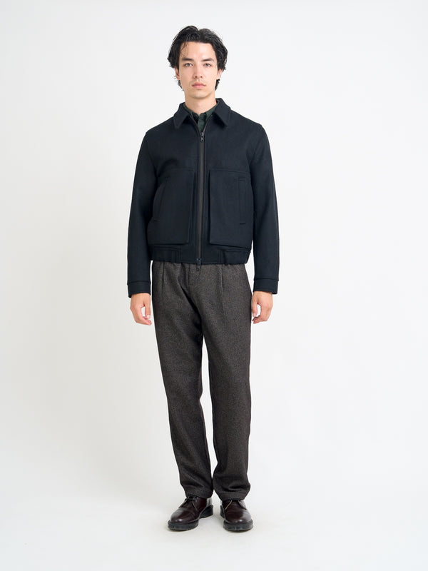 Oliver Spencer Arlington Bomber Jacket Mosedale Black