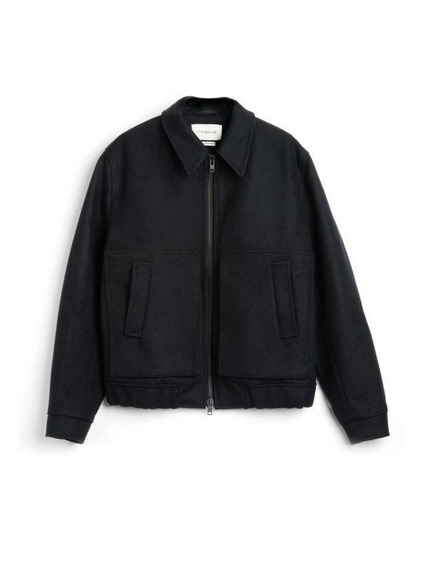 oliver spencer Arlington Bomber Jacket Mosedale Black