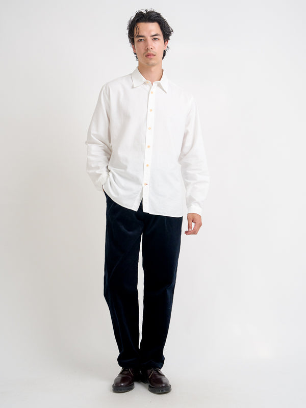 Oliver Spencer Atlanta Long Sleeve Shirt Brecon White