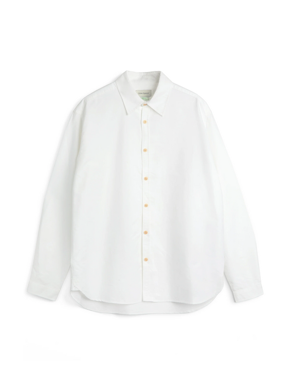 oliver spencer Atlanta Long Sleeve Shirt Brecon White