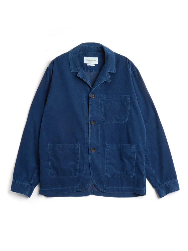 oliver spencer Bradwell Jacket Newson Cord Indigo Blue