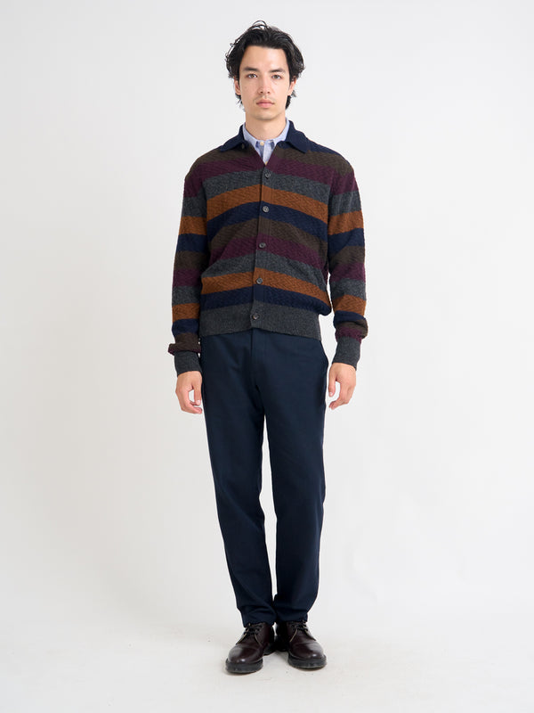Oliver Spencer Britten Knitted Cardigan Jarvis Multi