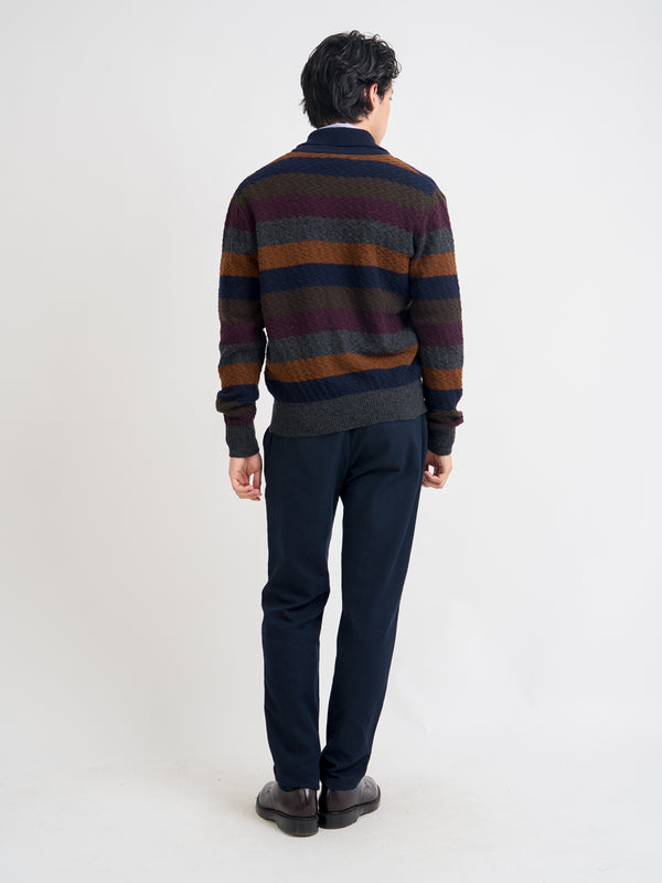 Oliver Spencer Britten Knitted Cardigan Jarvis Multi