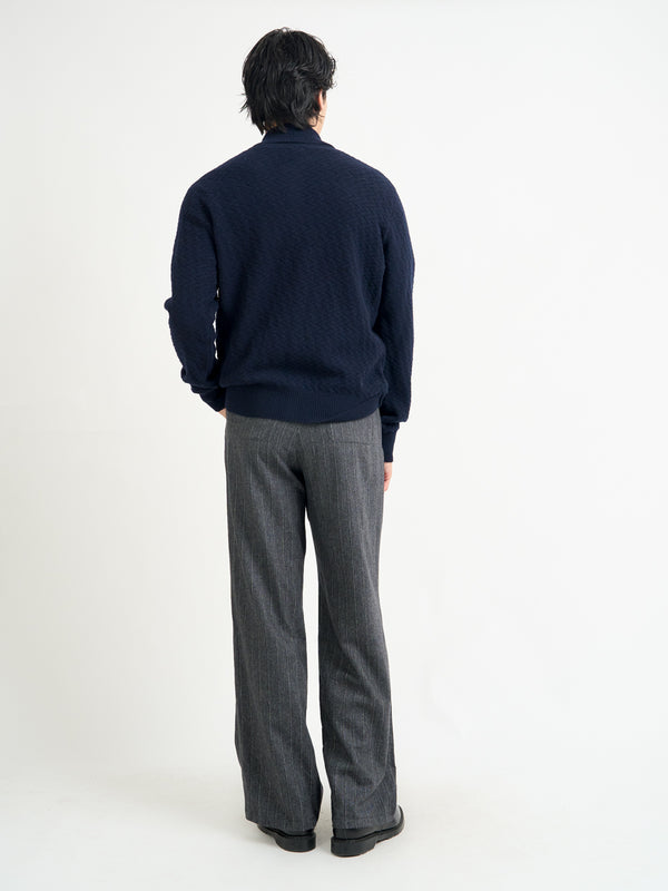 Oliver Spencer Britten Knitted Cardigan Jarvis Navy