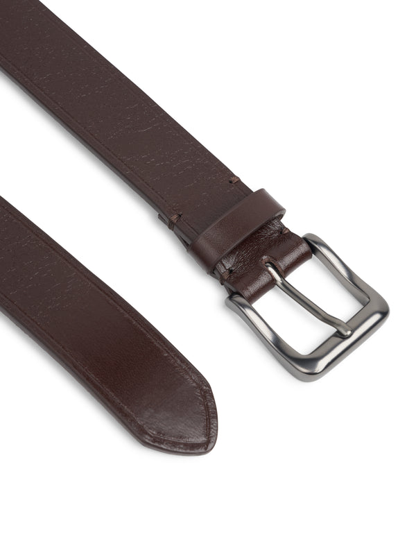 Oliver Spencer Chiltern Belt Leather Chocolate Brown