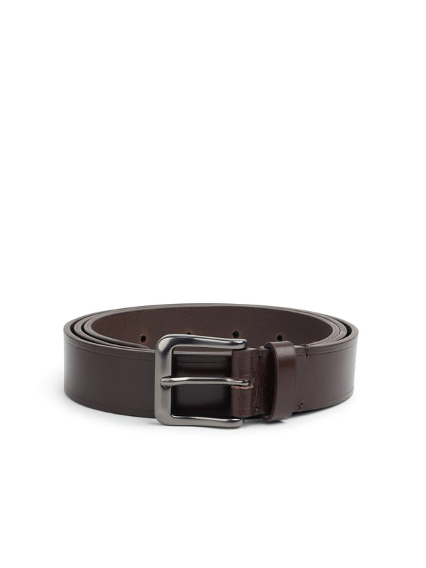 oliver spencer Chiltern Belt Leather Chocolate Brown