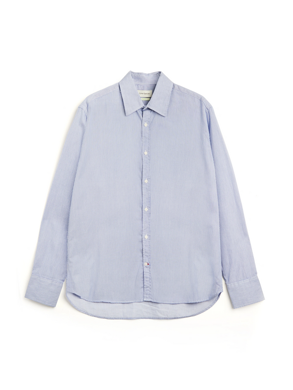 oliver spencer Conduit Classic Shirt Collins White/Blue