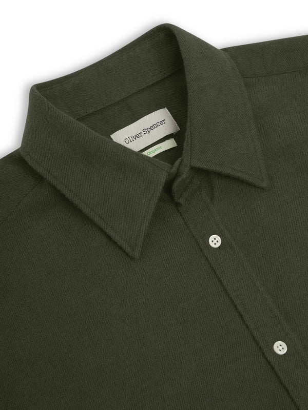 Oliver Spencer Conduit Classic Shirt Holloway Green