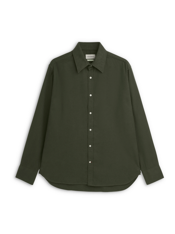 oliver spencer Conduit Classic Shirt Holloway Green