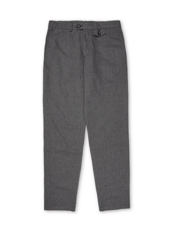 oliver spencer Fishtail Trousers Stockbridge Charcoal