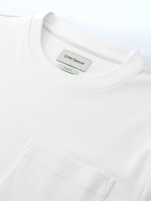 Oliver Spencer Heavy Long Sleeve T-Shirt Tavistock White