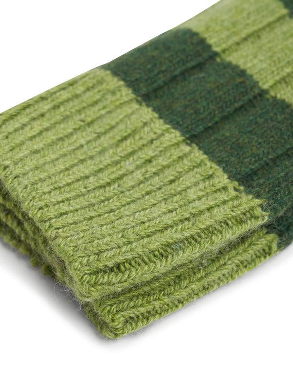 Oliver Spencer Kenton Socks Glen Moss Green/Pistachio