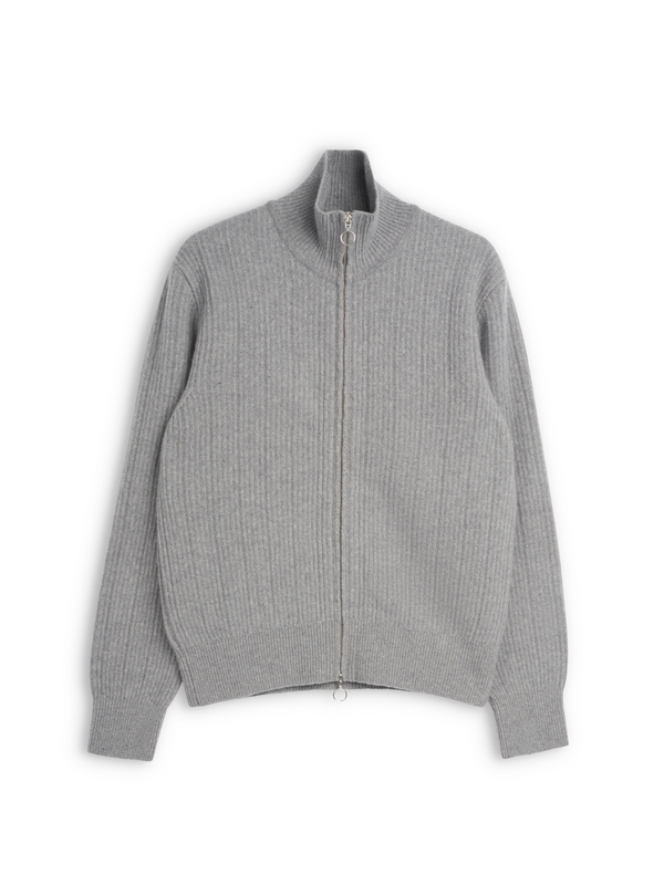 oliver spencer Kilbridge Zip Through Cardigan Overton Grey
