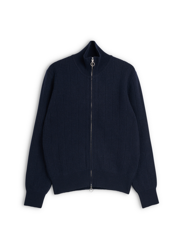 oliver spencer Kilbridge Zip Through Cardigan Overton Navy