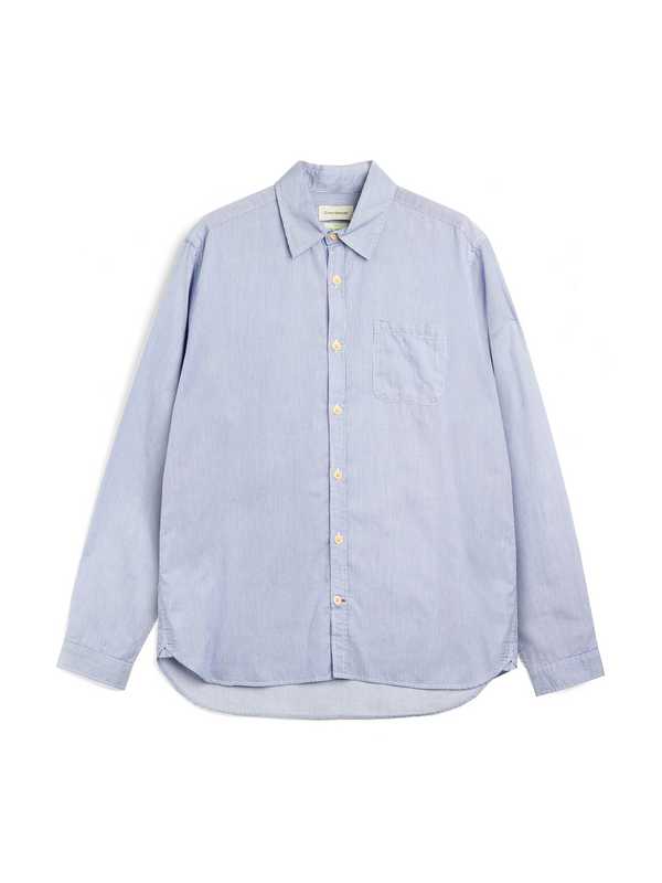 oliver spencer New York Special Shirt Collins White/Blue