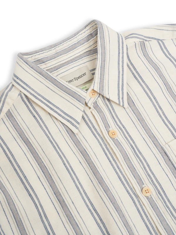 Oliver Spencer New York Special Shirt Lockwood White/Blue