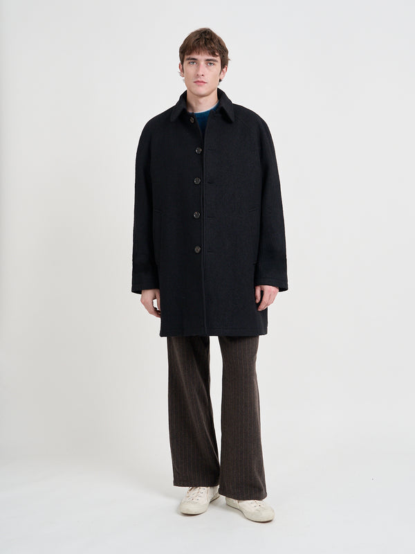 Oliver Spencer Arnold Coat Haughton Black
