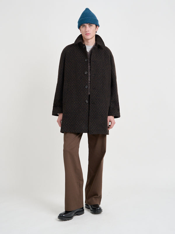 Oliver Spencer Arnold Coat Killick Dark Multi