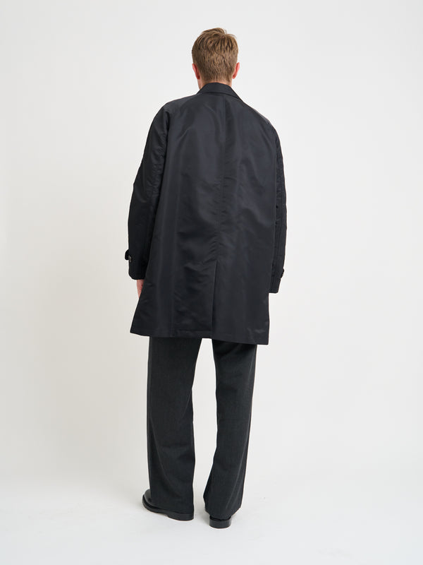 Oliver Spencer Arnold Raincoat Foster Black