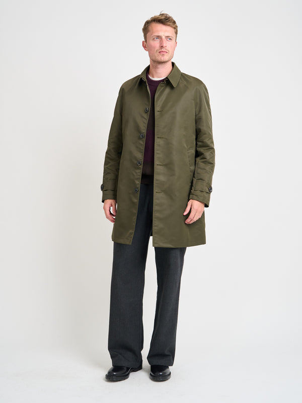 Oliver Spencer Arnold Raincoat Foster Green