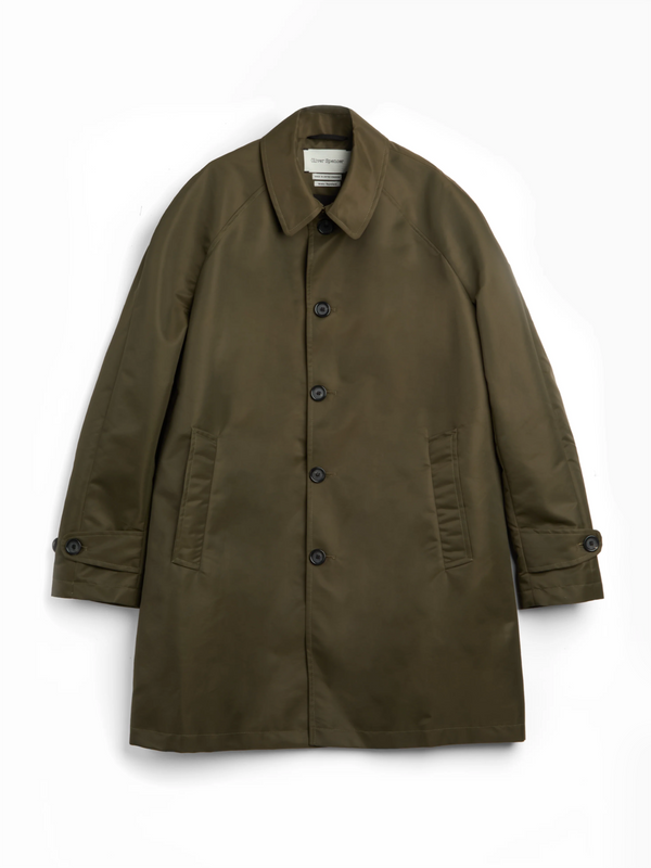 oliver spencer Arnold Raincoat Foster Green