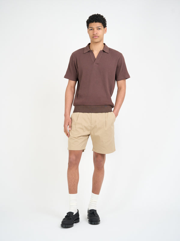 Oliver Spencer Belted Shorts Ashdown Beige