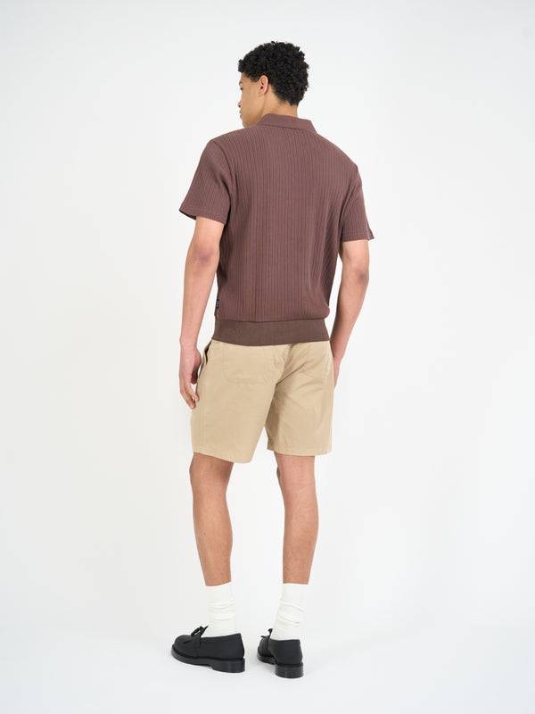 Oliver Spencer Belted Shorts Ashdown Beige