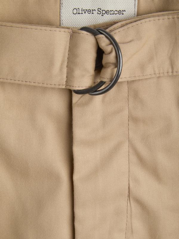 Oliver Spencer Belted Shorts Ashdown Beige
