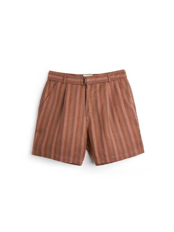oliver spencer Belted Shorts Lowson Terracotta