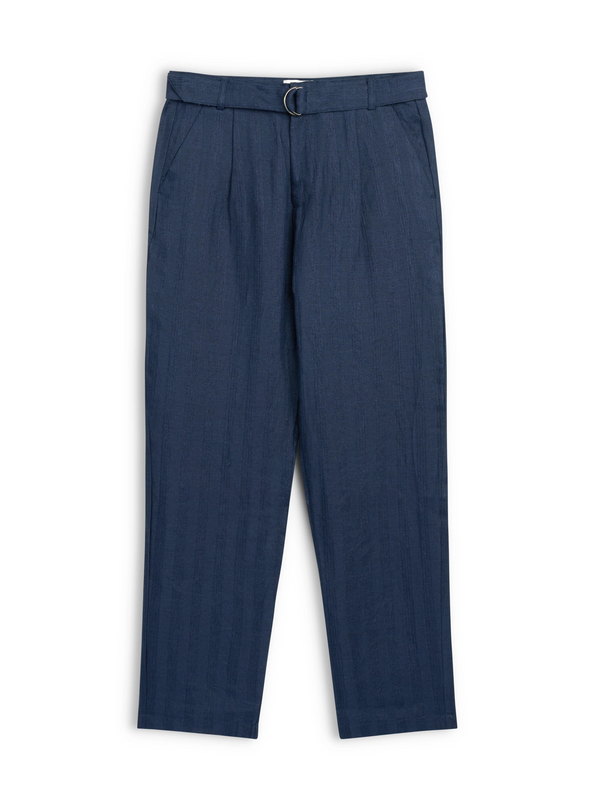 oliver spencer Belted Trousers Arnold Navy