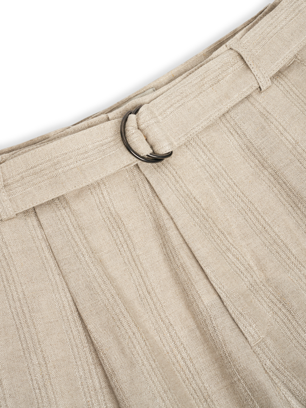 Oliver Spencer Belted Trousers Arnold Sand