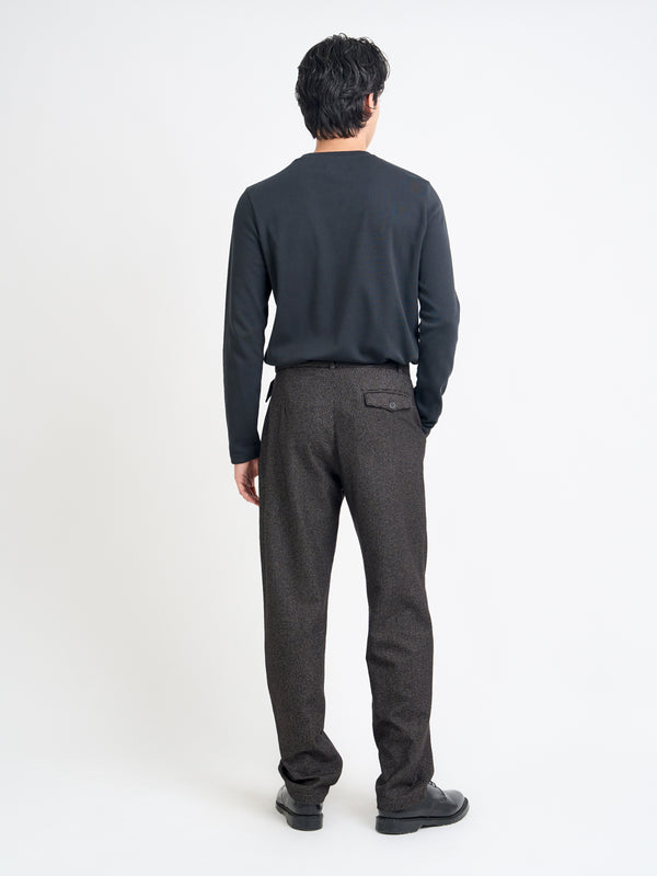 Oliver Spencer Belted Trousers Lowery Brown