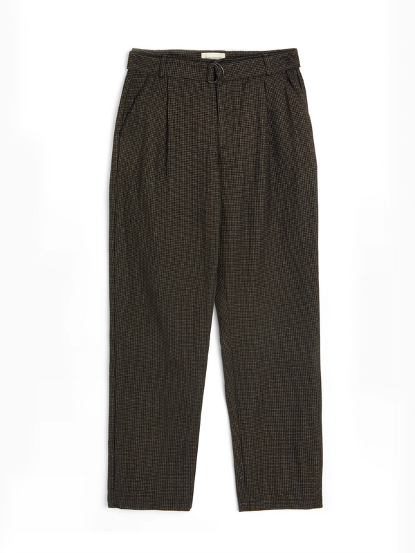 oliver spencer Belted Trousers Lowery Brown