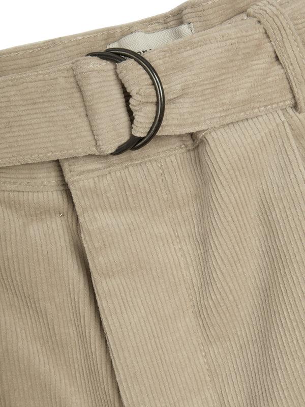 Oliver Spencer Belted Trousers Sibley Cord Beige