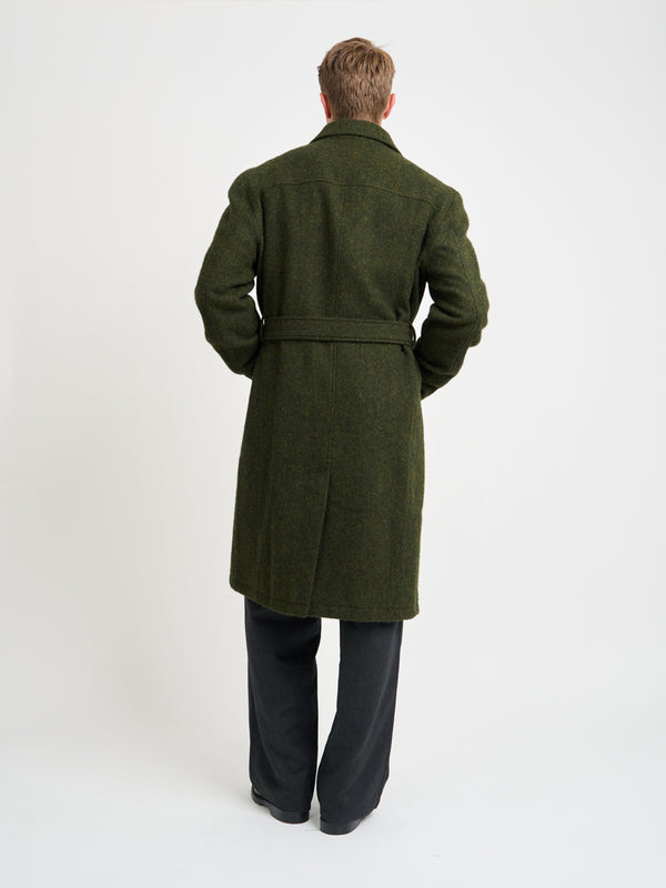 Oliver Spencer Big Coat Morgan Green