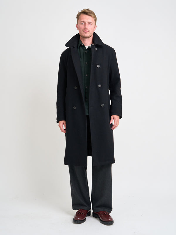Oliver Spencer Big Coat Mosedale Black