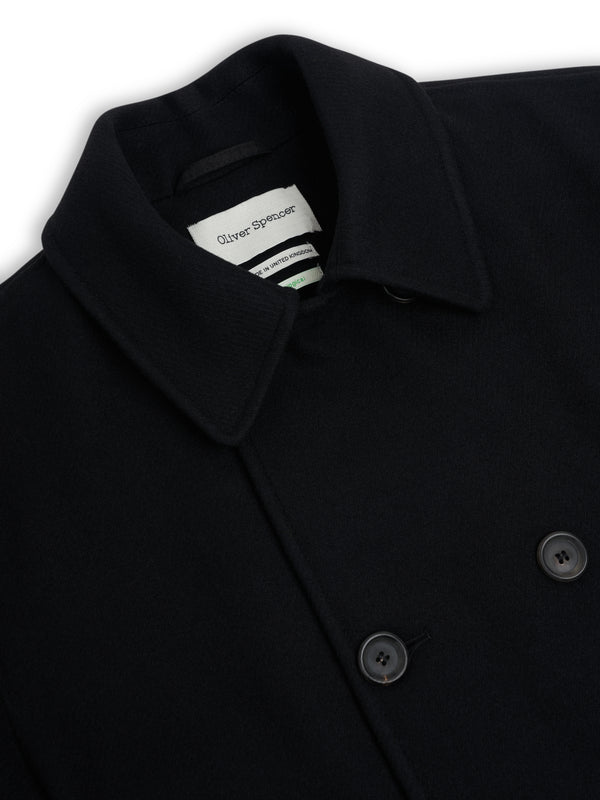 Oliver Spencer Big Coat Mosedale Black