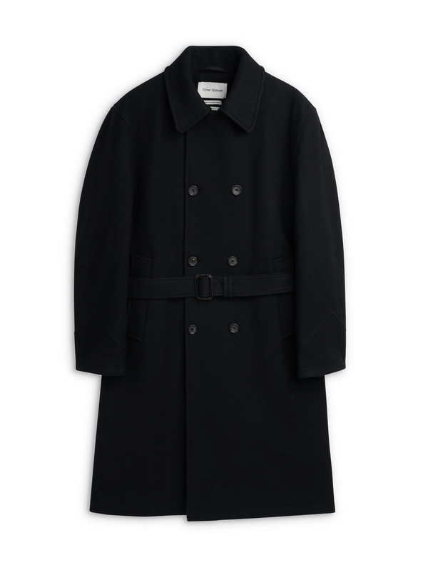 oliver spencer Big Coat Mosedale Black